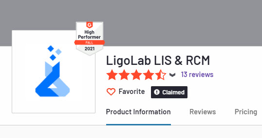 LigoLab Earns Higher Performer Rating in G2’s LIMS Fall Grid Report